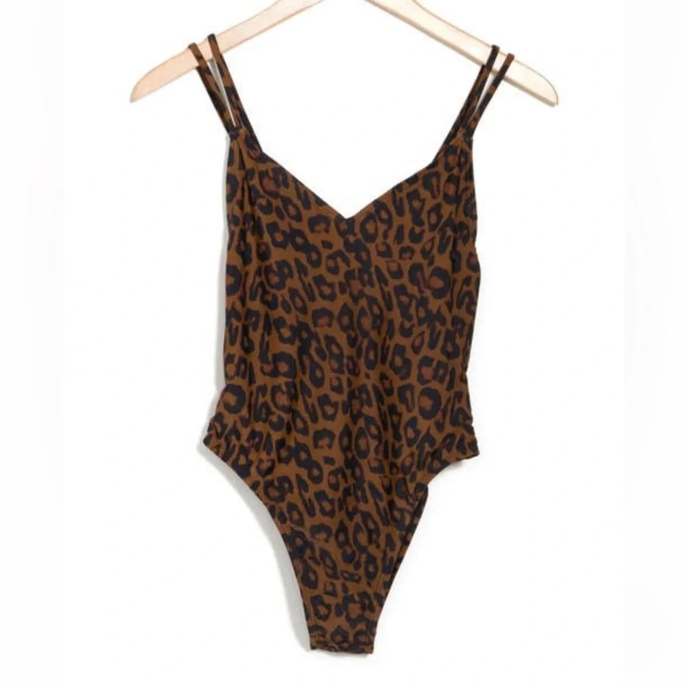 Kendall and Kylie SwimSuit Animal Cheetah Leopard Print Cheekiny